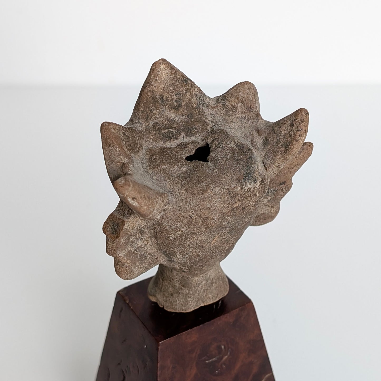 An Ayutthaya Kingdom Crowned Buddha Head, Thailand, 16th - 17th Century