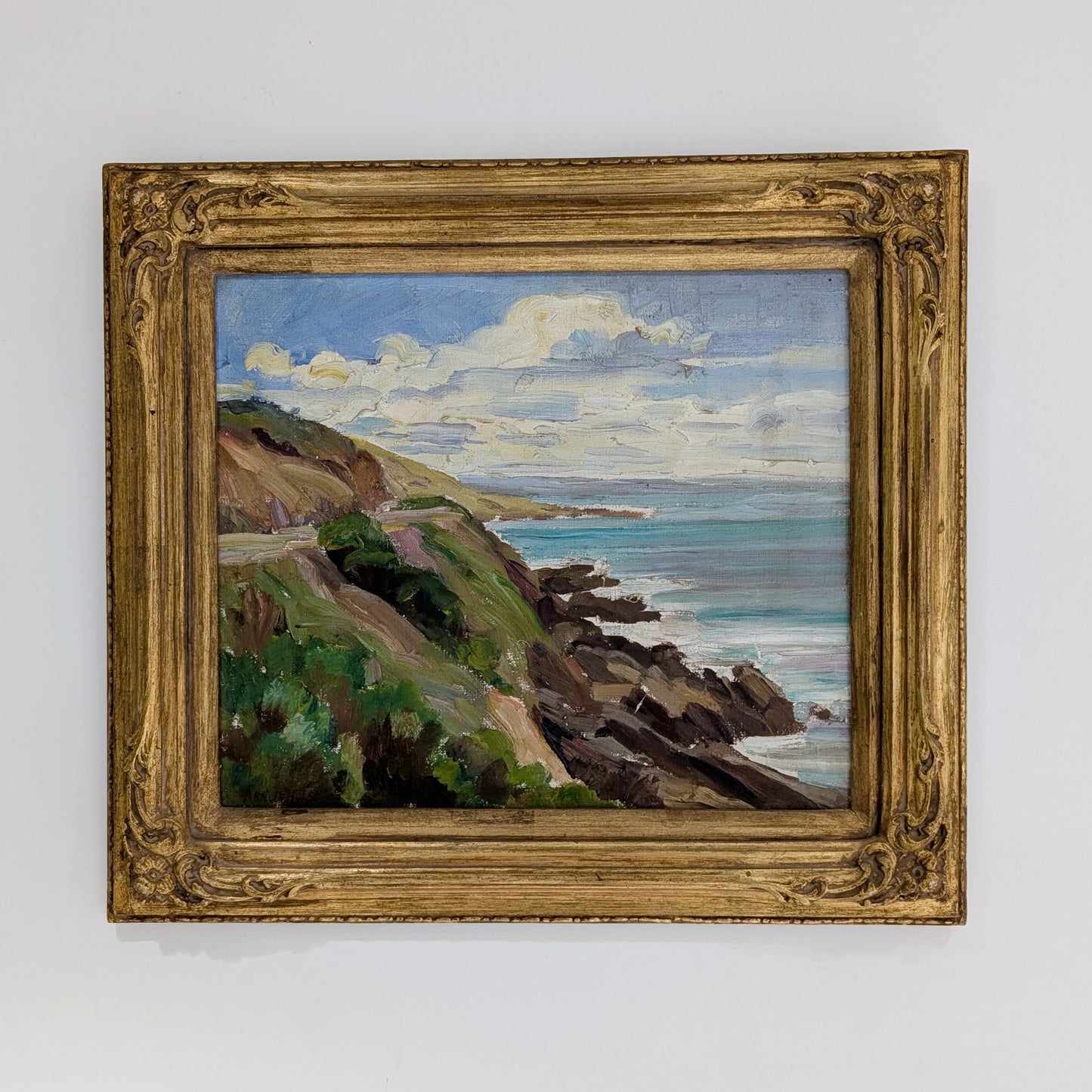 Arnold Holst "The Great Ocean Road" Oil, c1940