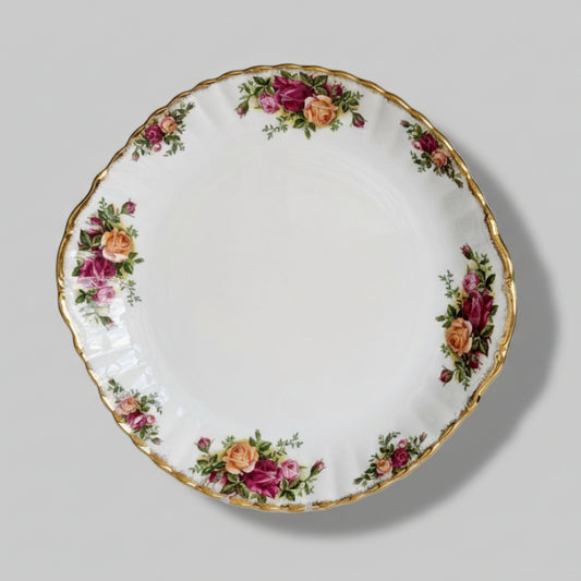 A Royal Albert 'Old Country Roses' Bone China Cake Tray