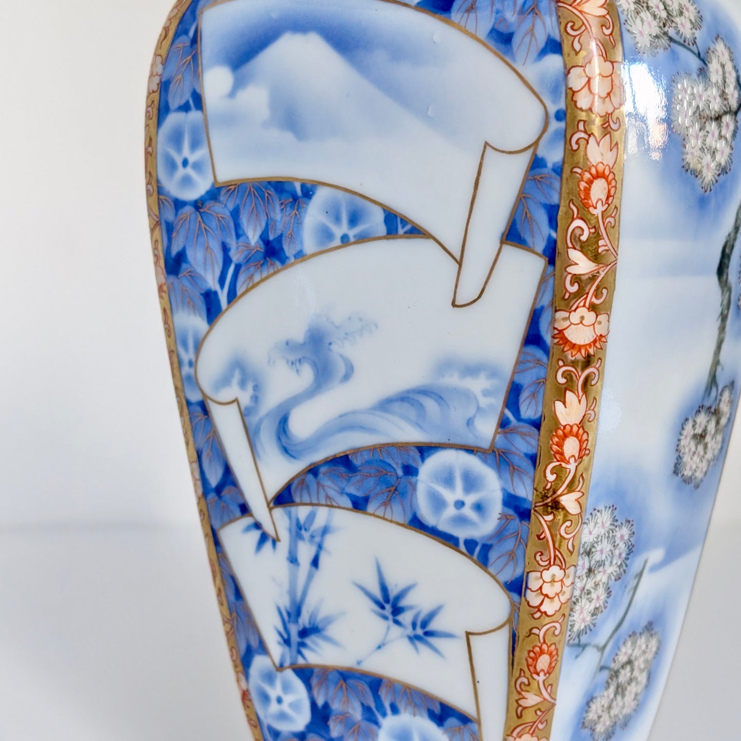 A Meiji Period Japanese Koransha Porcelain Vase