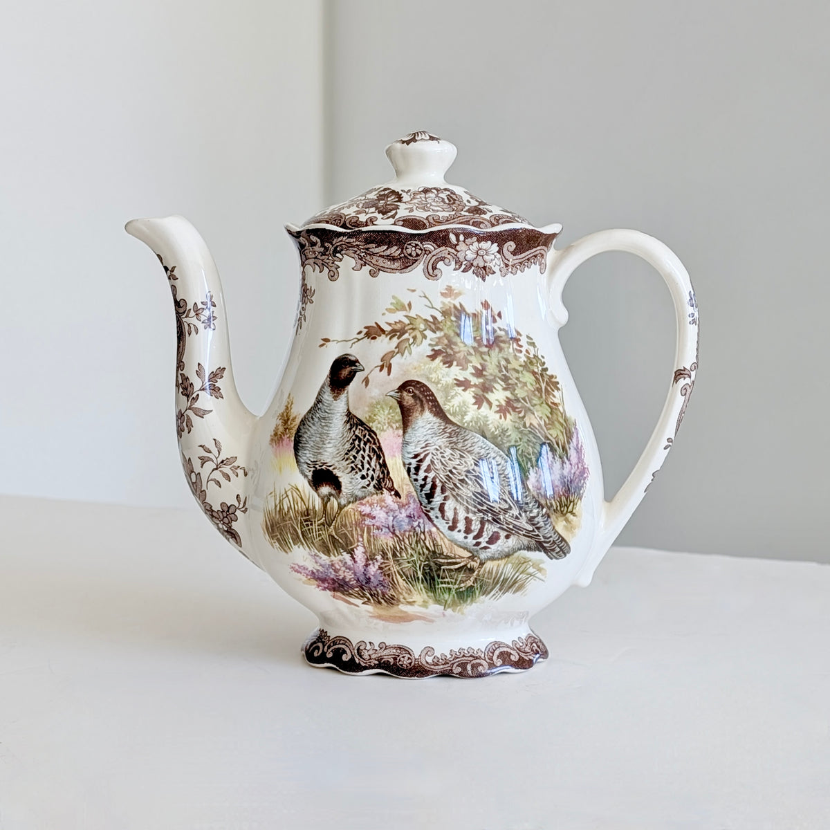 A Palissy England "Game Series" Coffee Pot
