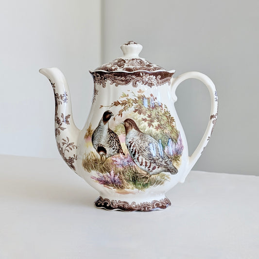 A Palissy England "Game Series" Coffee Pot