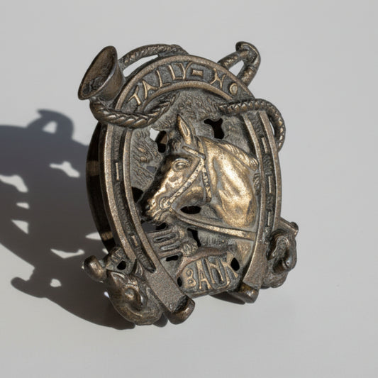 A Cast Iron Tally-Ho Bank By Chamberlain Hill & Co, c1912