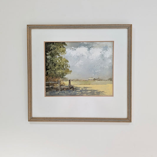 E. Kingsley-Smith 'Sunlit Paddock', Oil