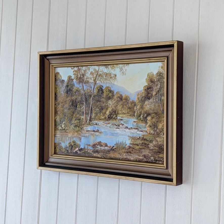 H.A.G Heerings 'Yarra Valley' Oil, c1970