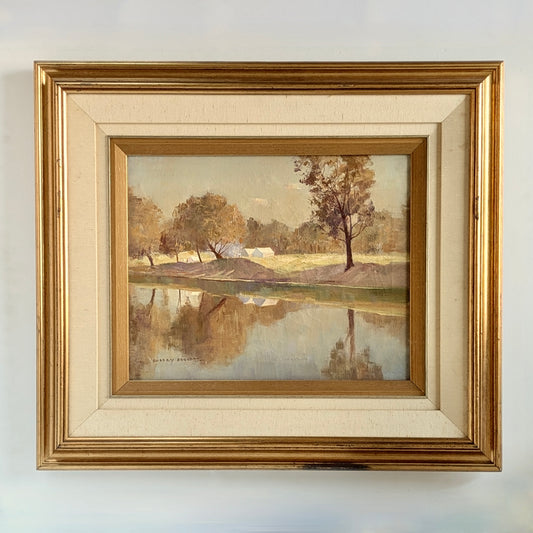 Rubery Bennett "Camping On The Murray, Oil