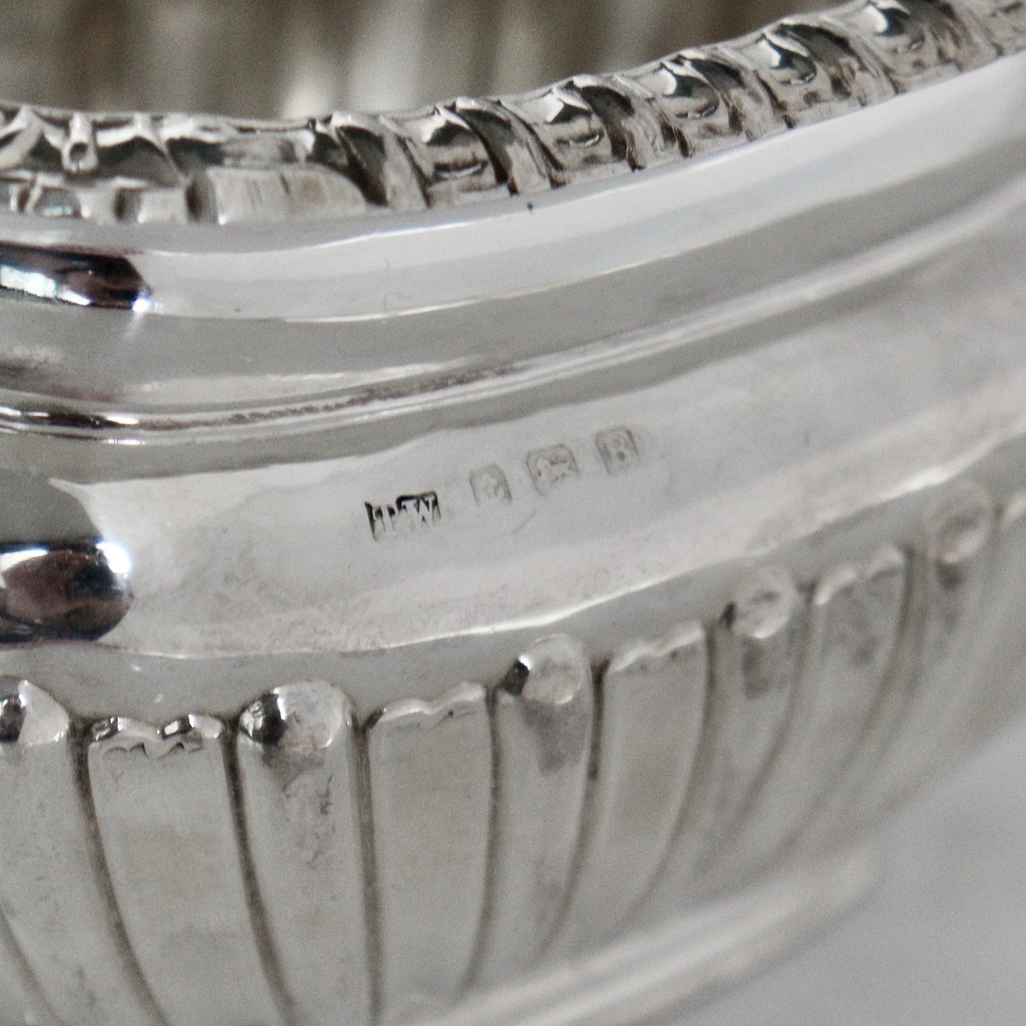 c1926 Birmingham Sterling Silver Three-Piece Tea Service