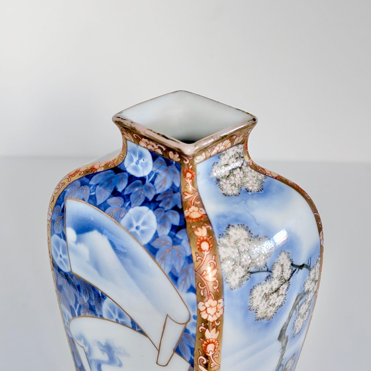 A Meiji Period Japanese Koransha Porcelain Vase