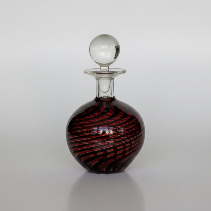 A Handblown Glass Perfume Bottle
