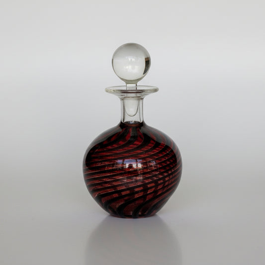 A Handblown Glass Perfume Bottle