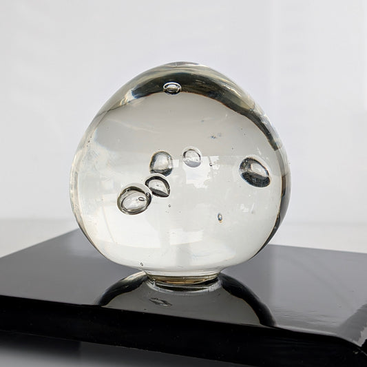 A Victorian Glass Dump Paperweight, c1880