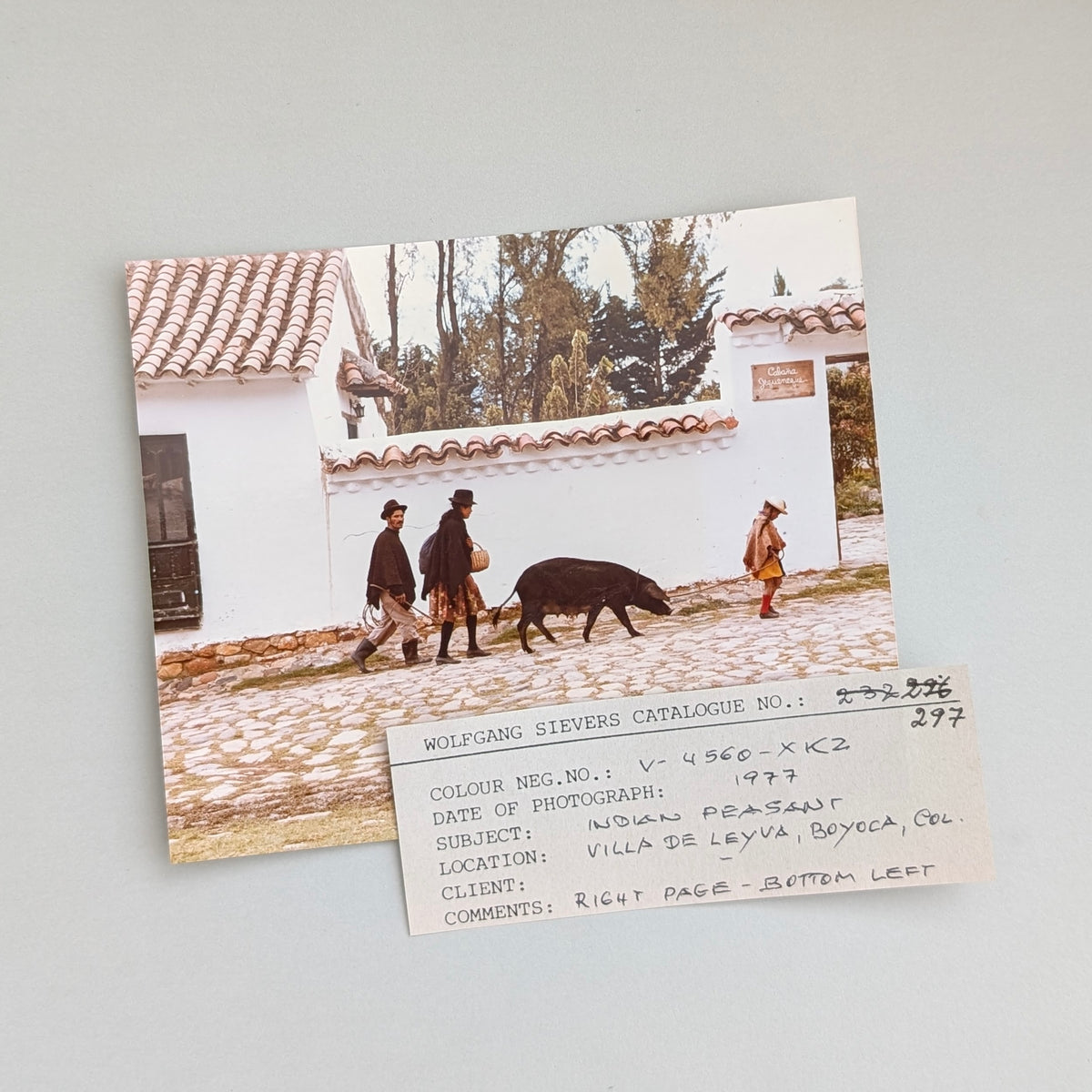 4 Original Photographs of Colombia by Wolfgang Sievers, 1977