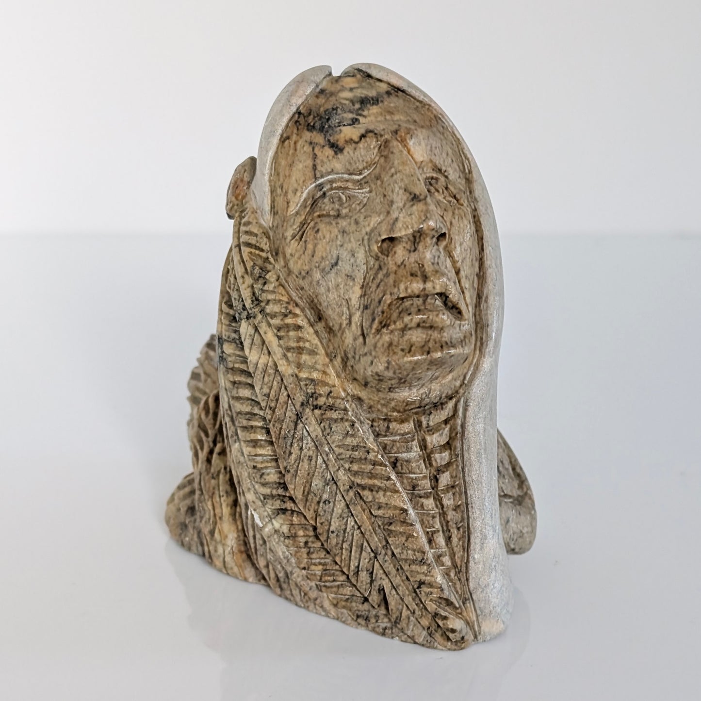 Lori Laforme Native American Carved Soapstone Sculpture