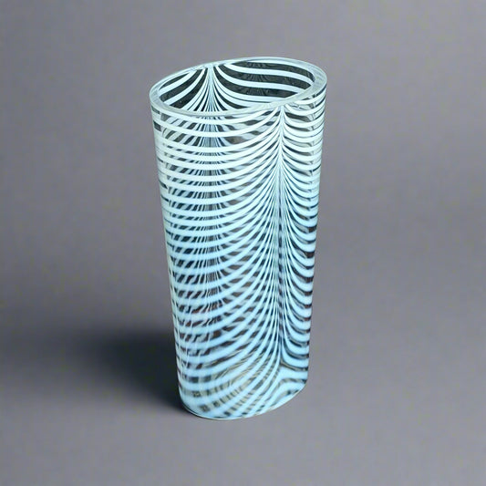 'Zebra' Vase by Bertil Vallien for Kosta Boda