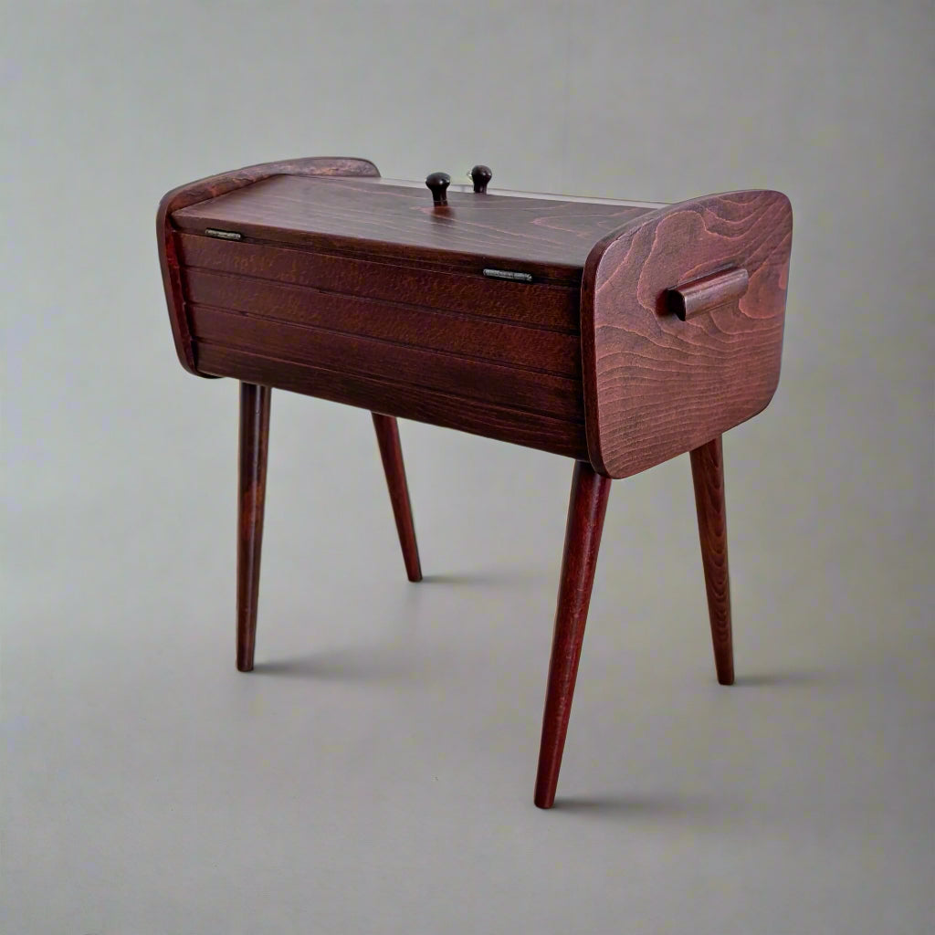 A Mid Century Danish Teak Sewing Box