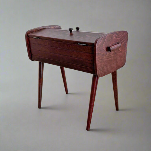 A Mid Century Danish Teak Sewing Box