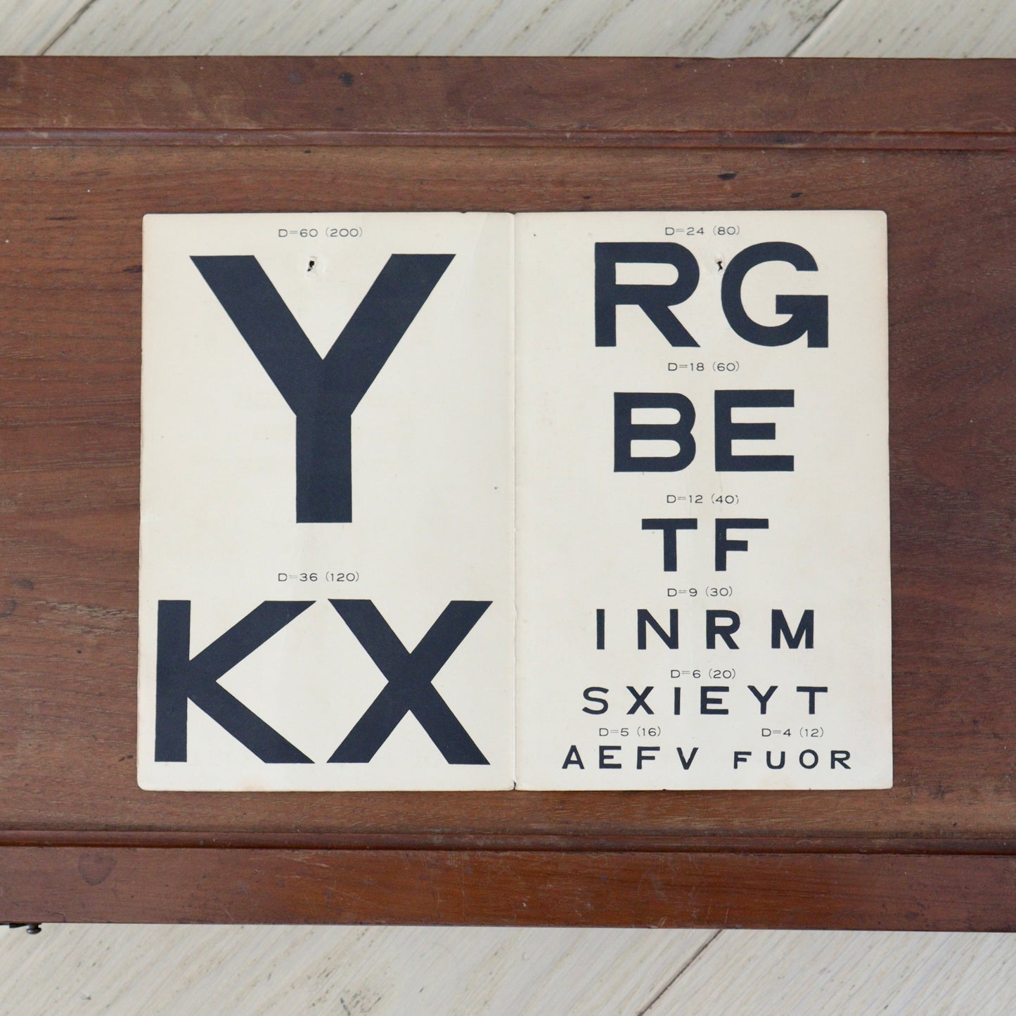 A Complete Optometrists Trial Eye Testing Kit by Theodore Hamblin