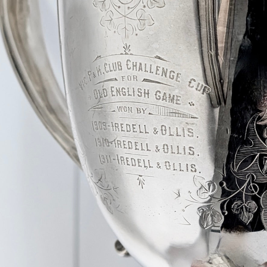 VIC P&K Club Challenge Cup Silver Plated Trophy, c1909