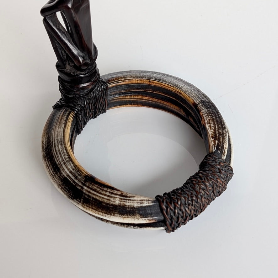 Antique 'Tankil' Tusk Armlet, Bontoc Tribe, Phillipines