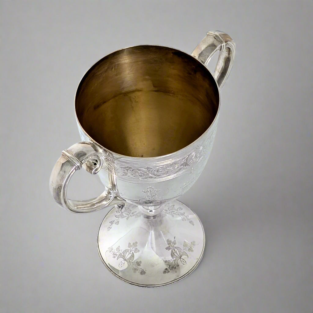 VIC P&K Club Challenge Cup Silver Plated Trophy, c1909