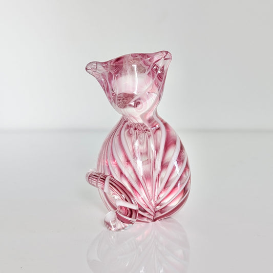 Eileen Gordon Glass Cat Paperweight