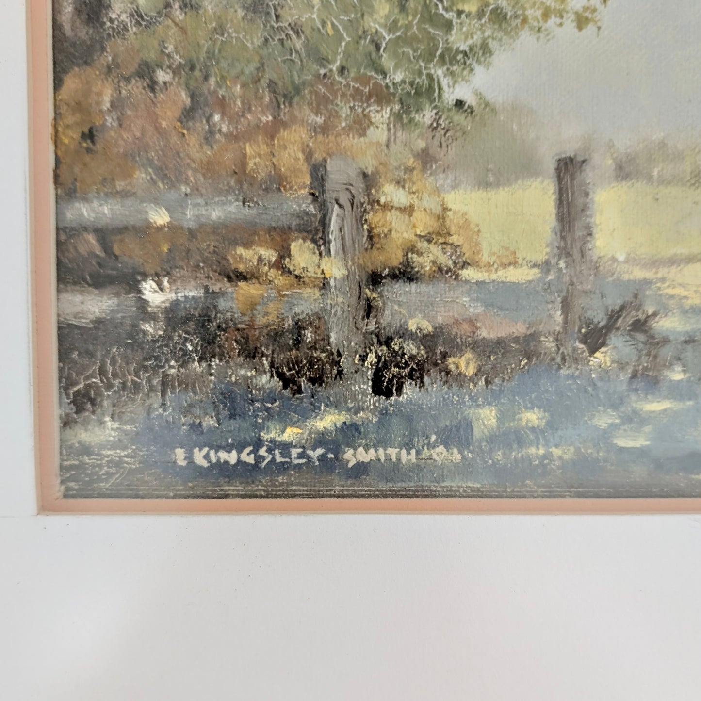 E. Kingsley-Smith 'Sunlit Paddock', Oil
