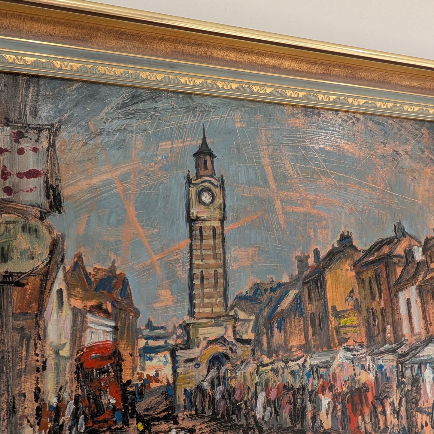 Beric Young "Epsom High Street", Oil