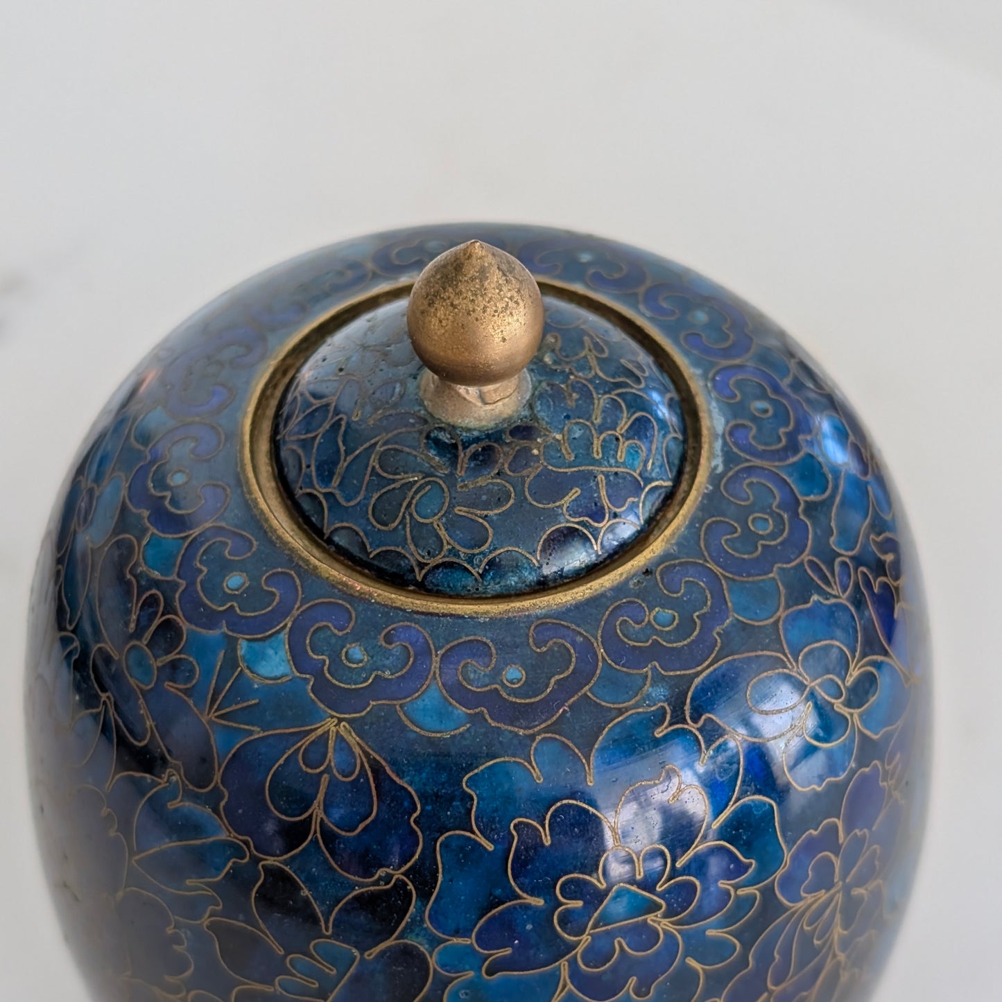 A Chinese Cloisonné Lidded Jar