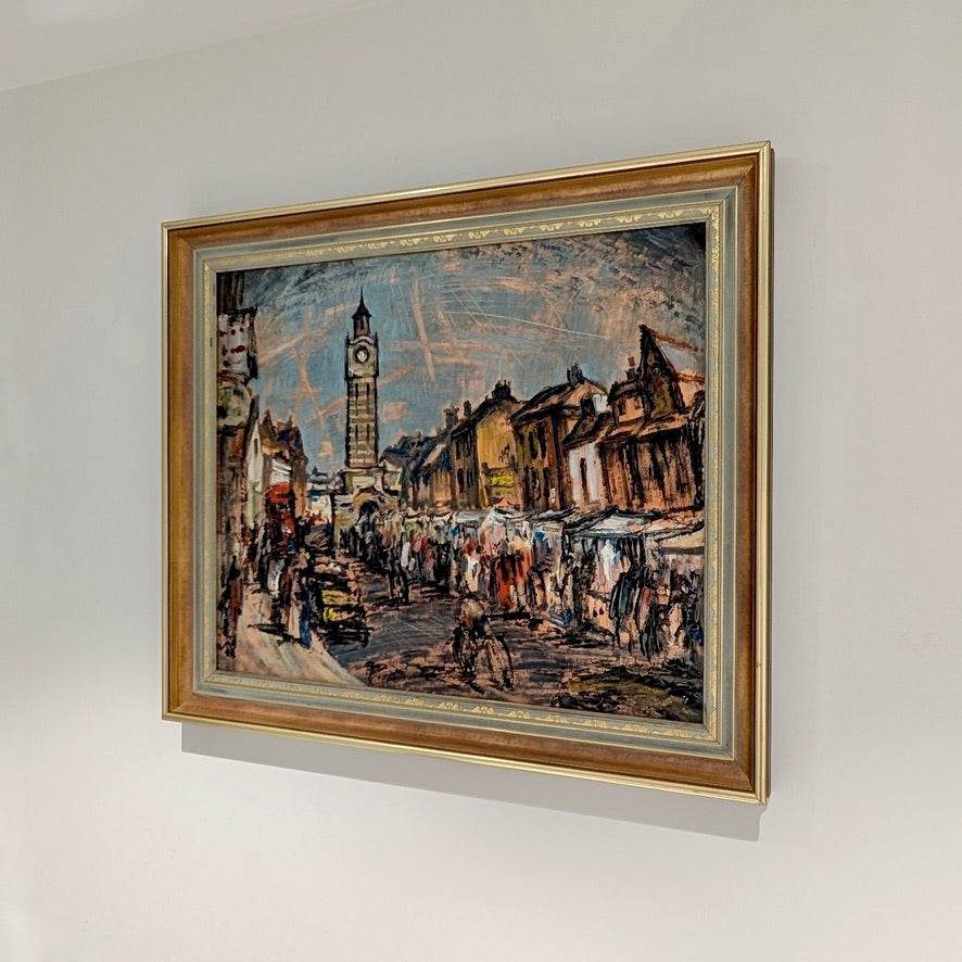 Beric Young "Epsom High Street", Oil