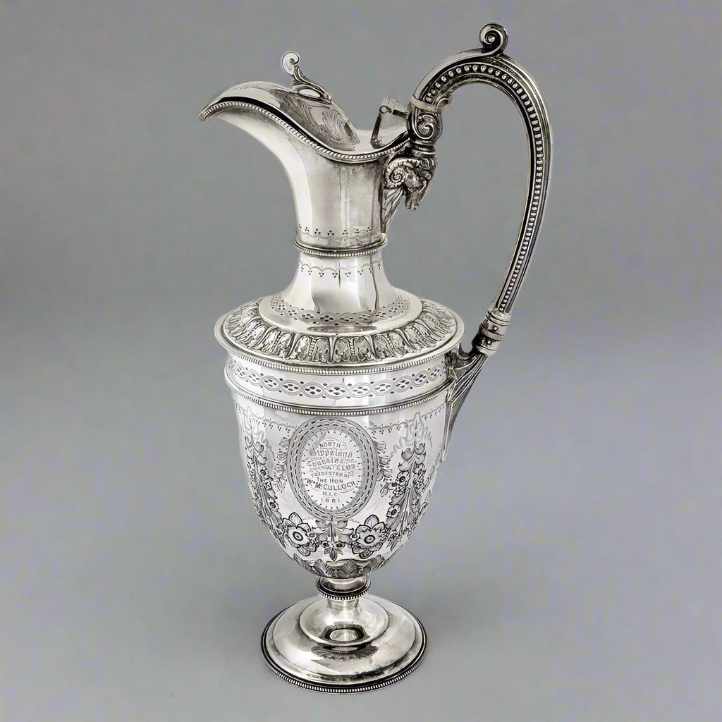 North Gippsland Coursing Club Claret Jug presented by The Hon. William McCulloch, c1881