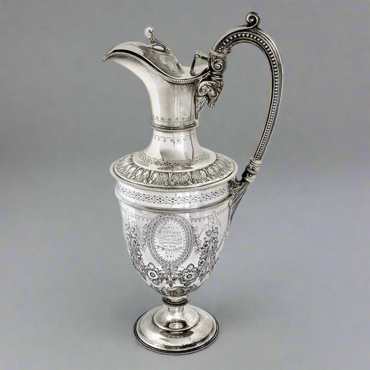 North Gippsland Coursing Club Claret Jug presented by The Hon. William McCulloch, c1881