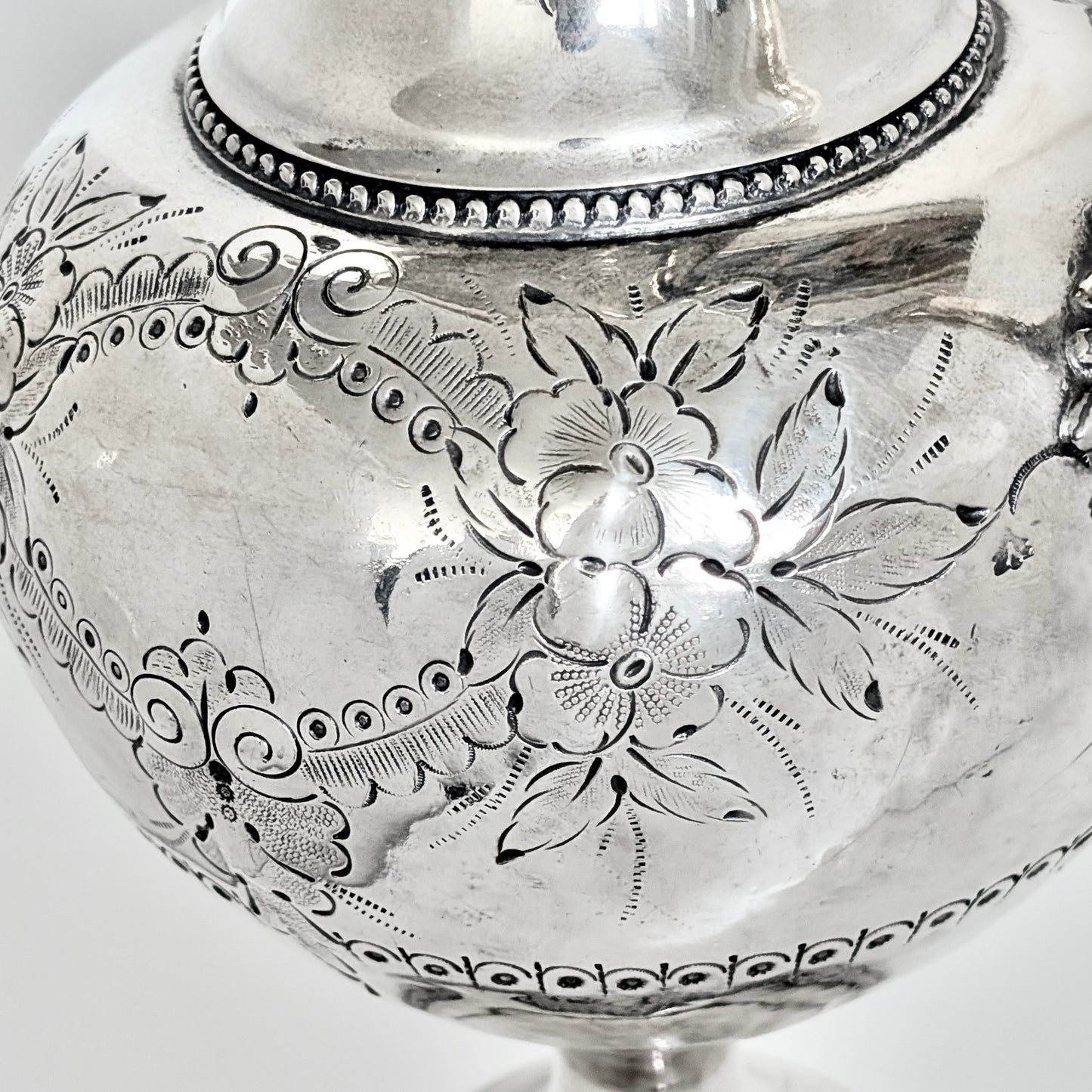 A Large English Silver Plated Claret Jug, c1890