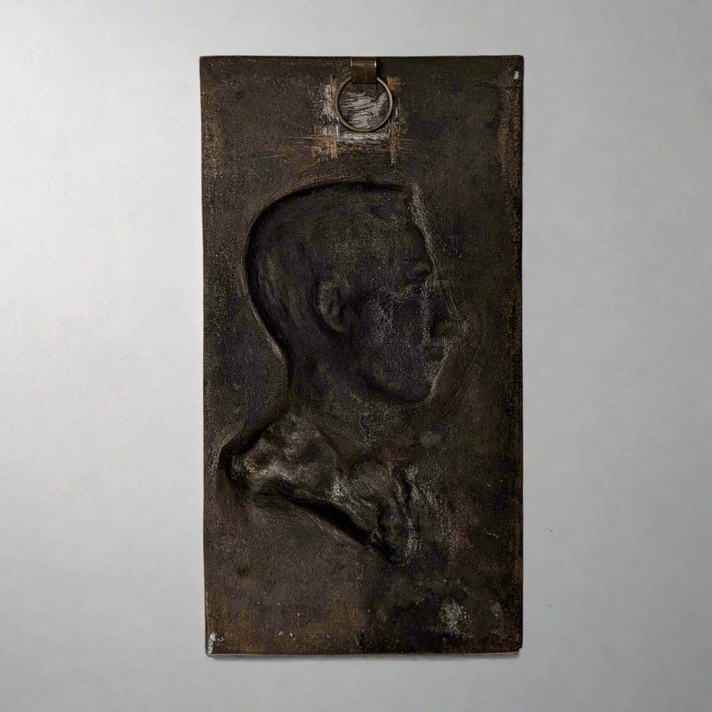 A Bronze Portrait Plaque, c1900