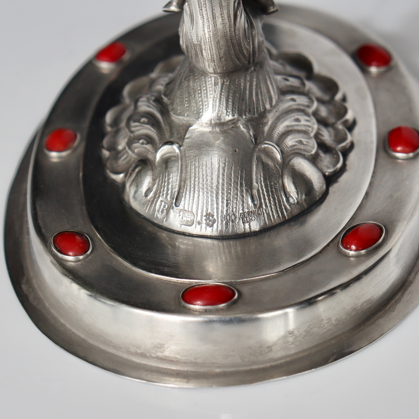 A 19th Century German .800 Silver Nautilus Cup