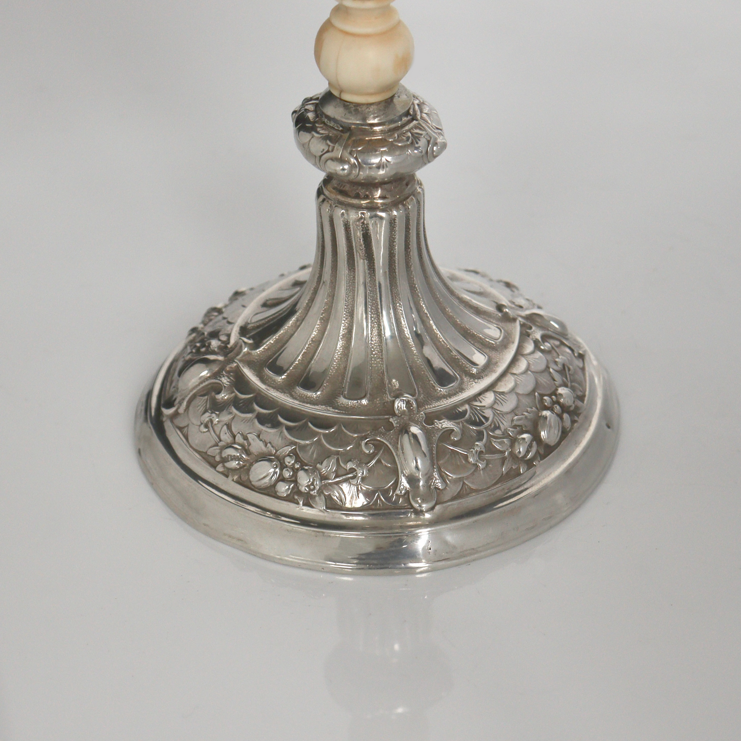 A 19th Century German .800 Silver & Ivory Chalice