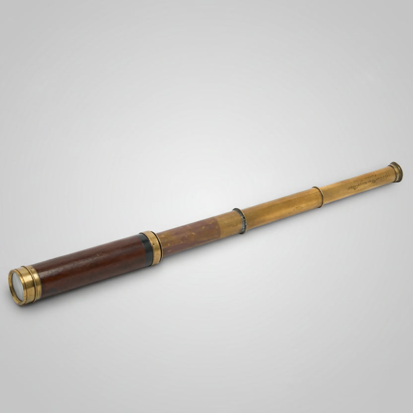 A Georgian Draw Tube Telescope By Spencer, Browning & Rust, c1830's