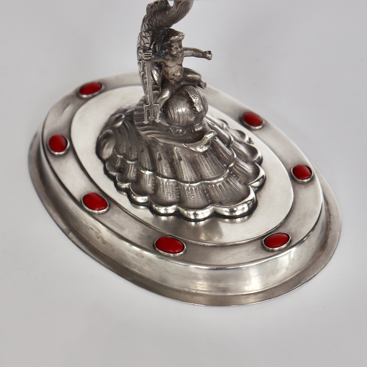 A 19th Century German .800 Silver Nautilus Cup